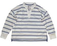 Joules Bayside Navy White Cotton Deck Shirt Top UK 12 New