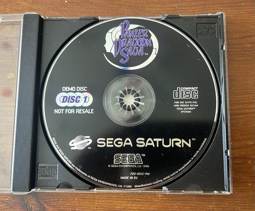Panzer dragoon saga - demo, disc