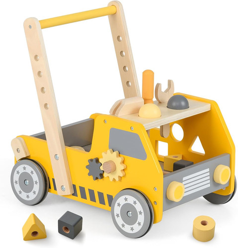 Wooden baby walker in 1 - wooden,
