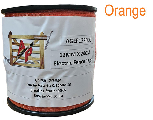 Electric fence tape 12mm - electric,