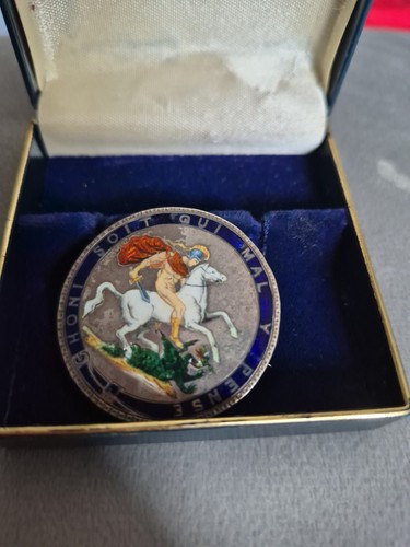 1819 silver enamelled - silver,