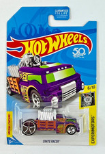 Hot Wheels CRATE RACER 2018 EXPERIMOTORS 6/10 Treasure Hunt Purple MINT