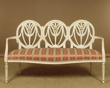 French Painted Triple Back