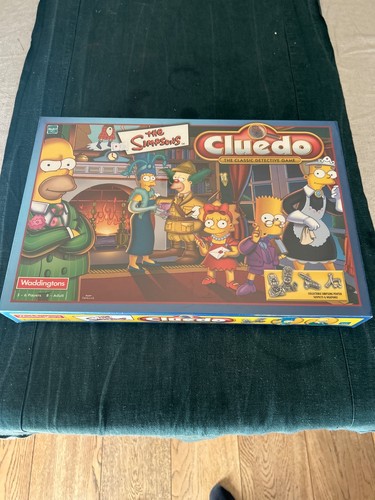 2001 simpsons cluedo game - simpsons,