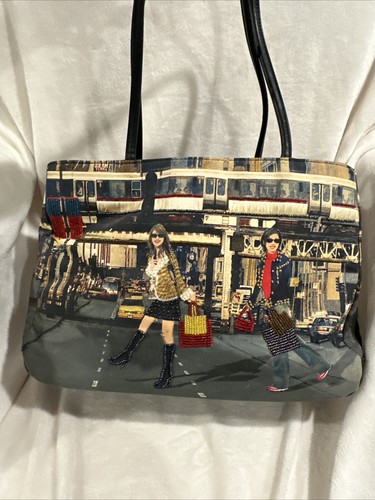 Nwot bueno canvas beaded city - nwot,