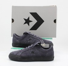 CONVERSE ONE STAR PRO OX MENS TRAINERS UK 7 EU 41 DARK MOTH BLACK RRP £80 AD