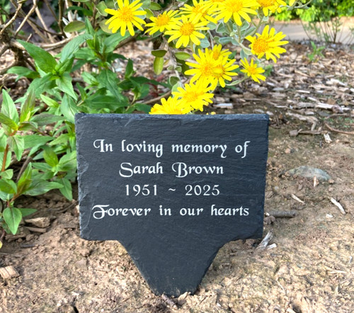 Personalised engraved slate - personalised,