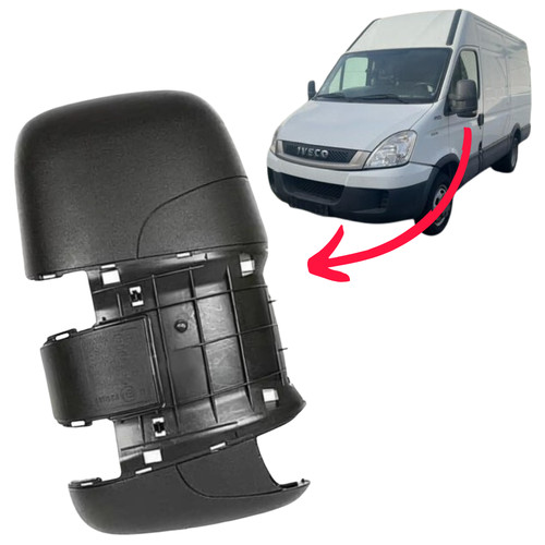Door wing mirror cover - door, for