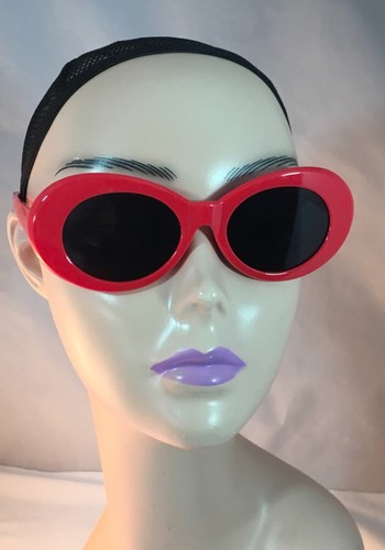 Red kurt cobain sunglasses - red,,