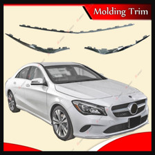 FOR MERCEDES BENZ MB CLA W117 C117 2016-2019 FRONT BUMPER LOWER LIP CHROME TRIM