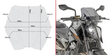 Givi Windshield Smoke KTM Duke