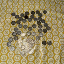 49 BRITISH SILVER THREE PENCE
