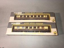 2 Wrenn Pullman Coaches OO Gauge Aries No73 No77 Boxed VGC Lot B16