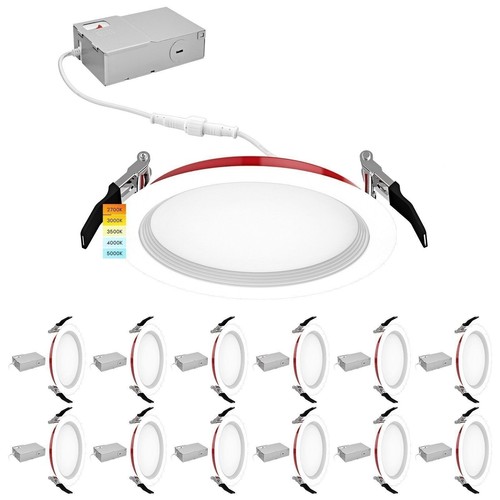 Luxrite pack inch led - 12-pack, 6