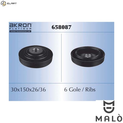 Belt pulley crankshaft 658087 - belt,