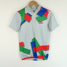 Mens Vintage Retro Cycling jersey Ultima Italian SZ Small (G4820)