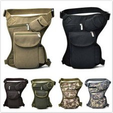 Men Waterproof Nylon Drop Leg Bum Belt Waist Tactical Military Sling Camping Bag