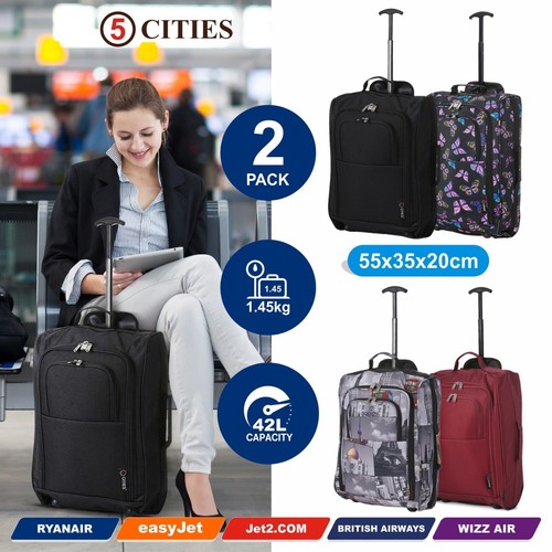 Cabin hand luggage bags set - set,