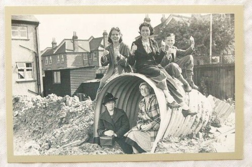 1980s anderson shelter - c.1980s,
