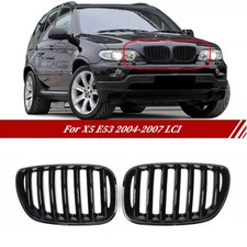 Pair Front Bumper Kidney Grill