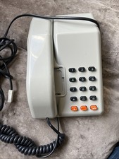Vintage BT  viscount telephone retro Grey Fully Working Missing Number Cover