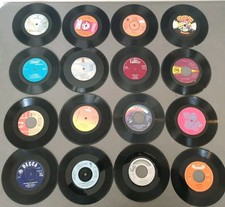 Instant Record Collection Job Lot 380+  x 7" Vinyl Singles No Sleeves Lot 1