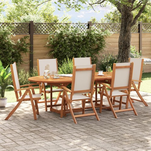 Folding garden chairs acacia - 6,