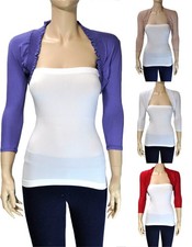 USA 3/4 Sleeves Ruffled Open