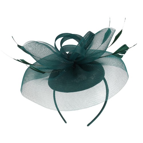 Elegant dark green mesh - green,