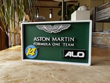 Formula One | F1 | Aston Martin | Alonso | 14 | Collectors logo | 17cm x 12cm