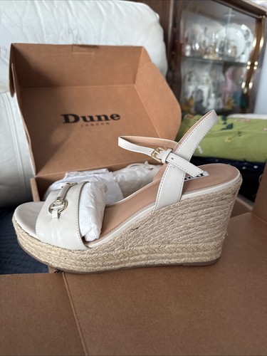 Dune wedge sandals - dune, 8