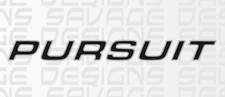1X PURSUIT Caravan Decals
