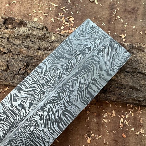 Premium feather damascus steel - feather,