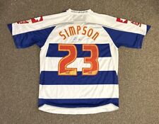 Jay Simpson Matchworn & Signed Queens Park Rangers 2009/10 Home Shirt, XL, VGC