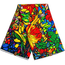African Fabric Floral Print