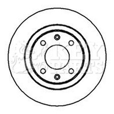 2x Brake Discs Vented For