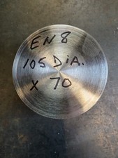 Round Steel Billet En8 105mm Dia 70mm Long