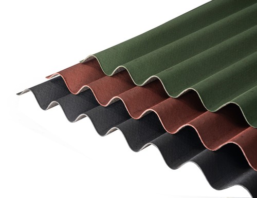 Bitumen corrugated roof - corrugated,