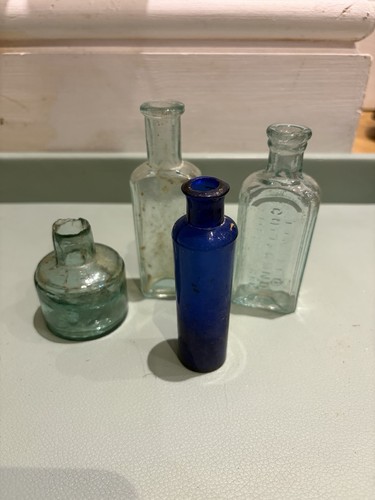 Vtg antique japanese - vtg, cobalt
