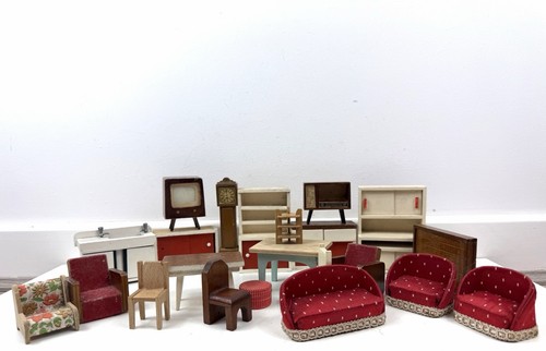 Vintage dolls house furniture - vintage,