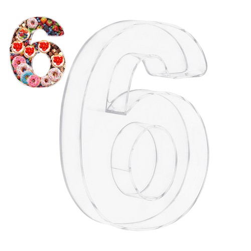 Acrylic number box 6 - 10",