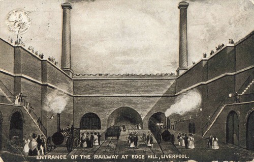 Entrance railway edge - railway, at