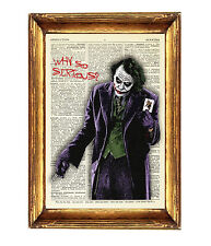 THE JOKER BATMAN PRINT POSTER