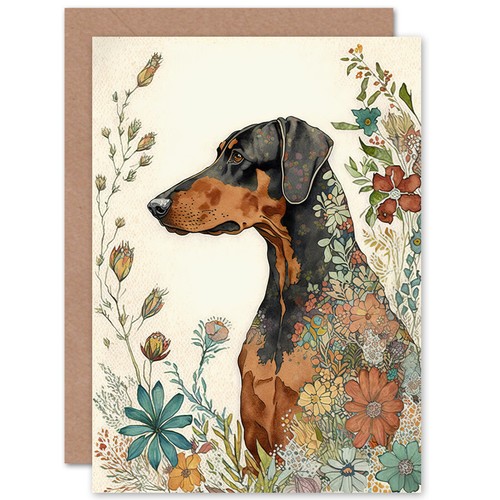 Doberman dog spring - doberman,