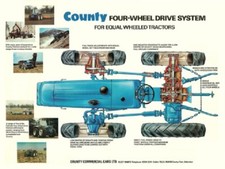 Vintage County Tractor 4 Wheel