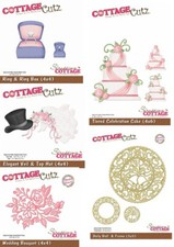 Cottage Cutz  Wedding &  Engagement die sets 5 in total see images Used £75 