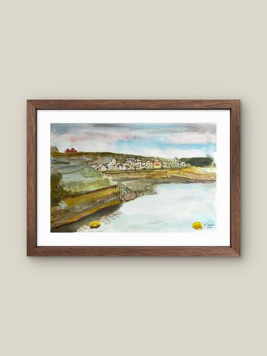Bude cornwall painting - bude,
