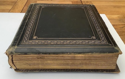 Antique victorian photo album - photo,