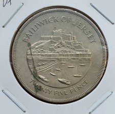 JERSEY 1977 25p Coin