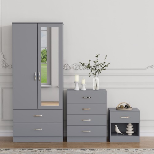 Piece matt grey bedroom - piece,